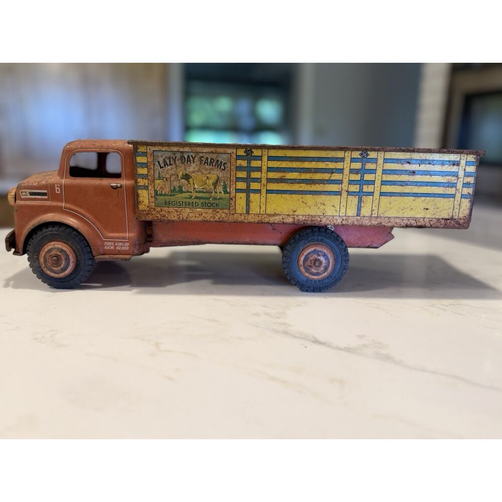 Marx Lazy Day Farm Pressed Steel Toy Truck